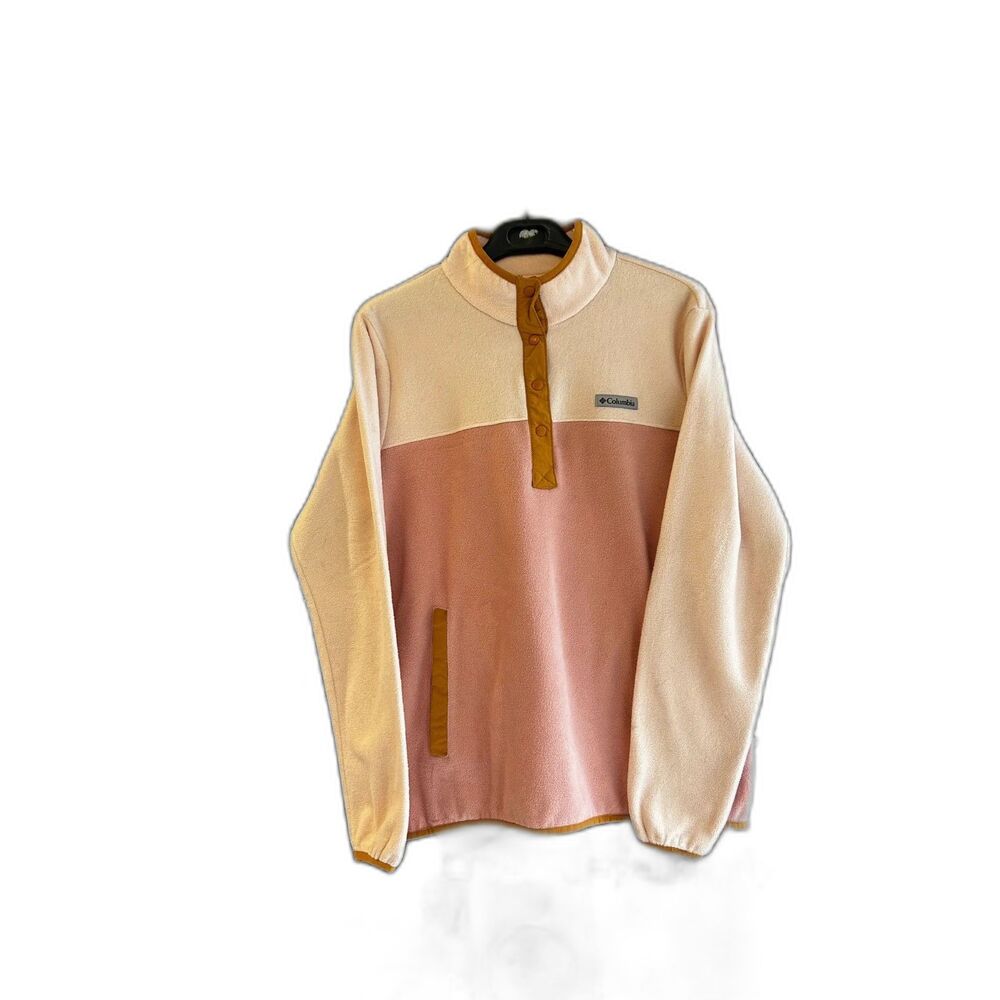 Columbia Benton Springs Colorblock Snap Fleece Pullover Medium M